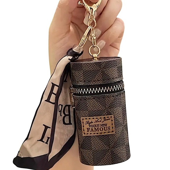 NWT Trendy Mini Retro Multifunctional Coin PU Leather Purse with Scarf - Picture 1 of 13